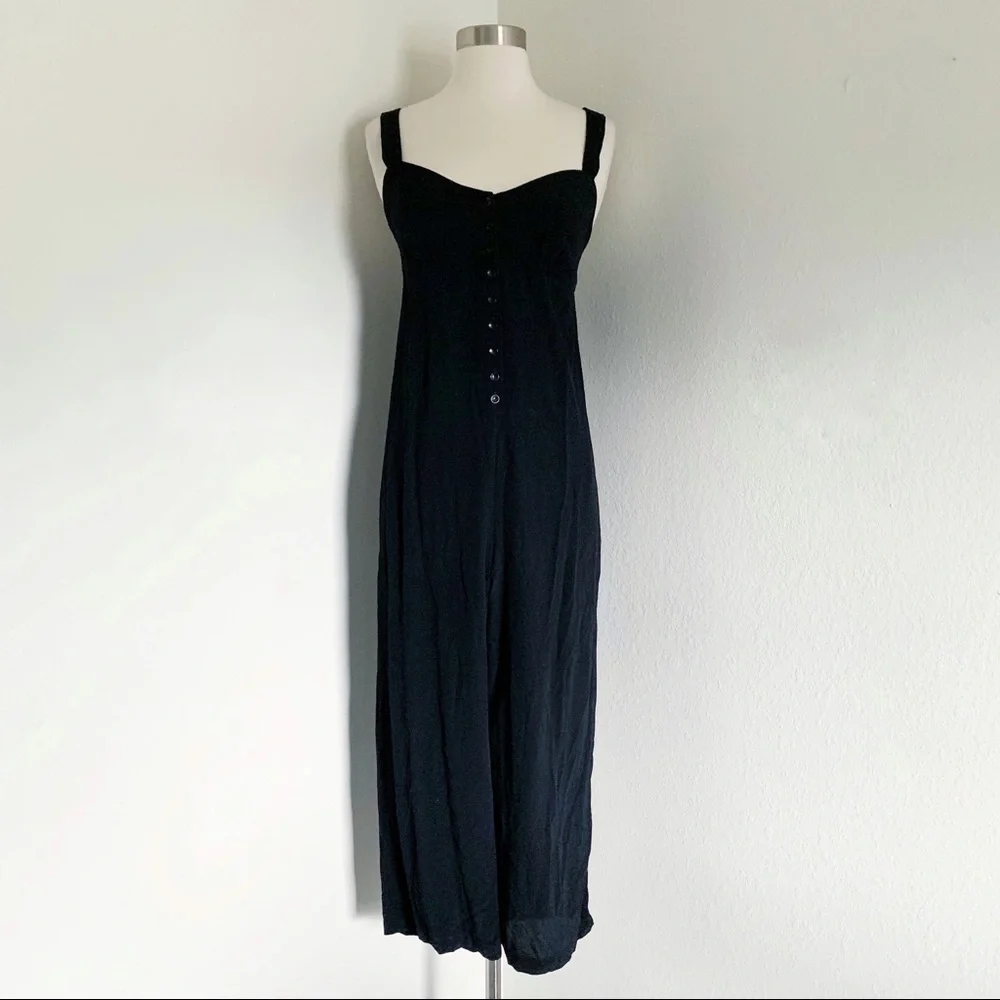 NEW | UO Urban Outfitters | Asher Empire Waist Button-down Jumpsuit